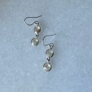 NWOT Tuckernuck Checkmate Earrings, Citrine, Sterling Silver